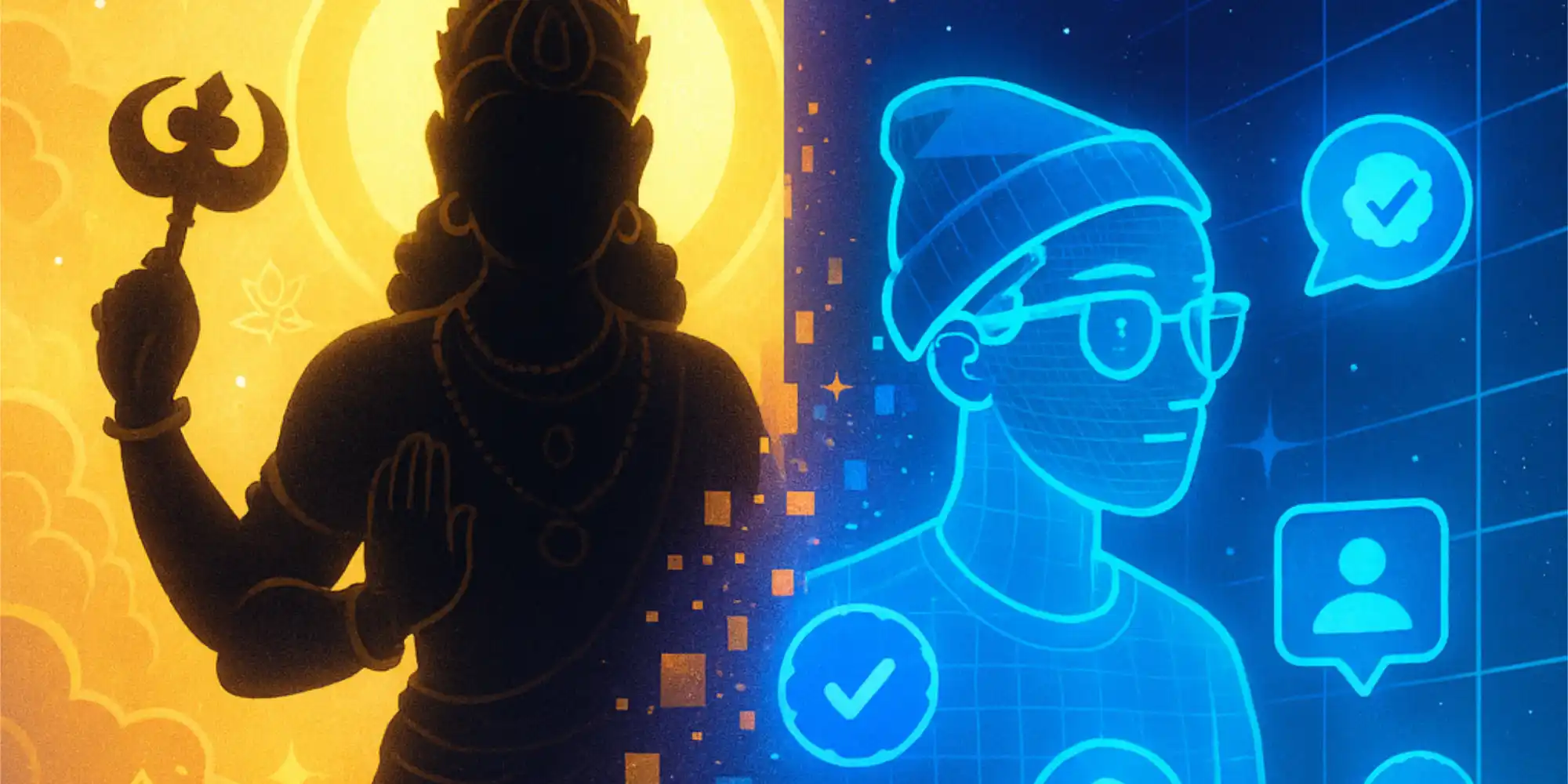 Penjelmaan 'Avatar' dari Mitologi ke Persona Digital Illustration